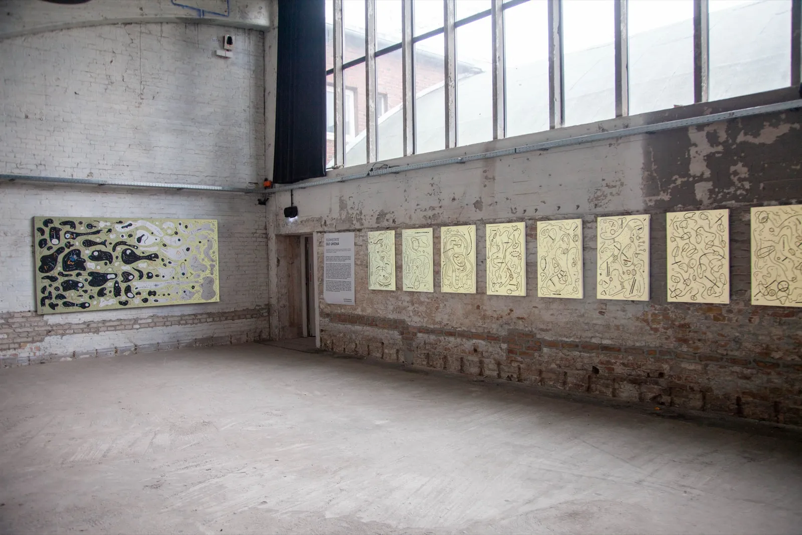 FLOWSTATE at Funkhaus Berlin — line works in the industrial hall